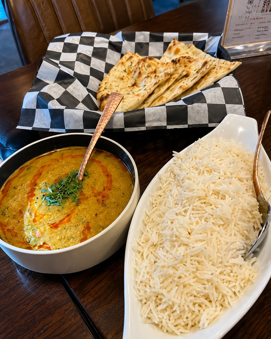 Chicken tikka masala bowl at My Spice N Rice, Douglas Square Calgary